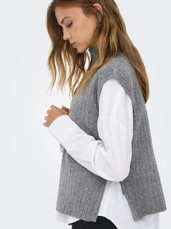 Jeanett Life Vest, Medium Grey Melange, M