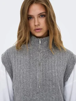 Jeanett Life Vest, Medium Grey Melange, M