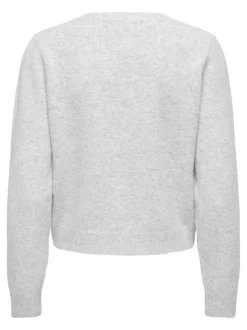 Jella Cardigan, Light Grey Melange, M