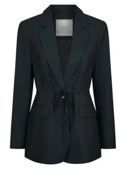 Jemmie Melange Blazer, Navy, 36