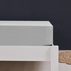 Jerseylagen, Light Grey, 90x200 cm