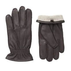 Jones Deerskin Handsker, Dark Brown, XL