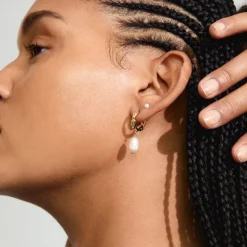 Jonne 2-pak Øreringe, Gold Plated