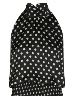 Jos Dot Top, Black, 38