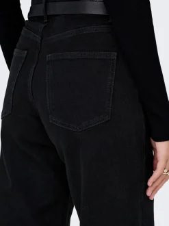 Juicy Højtaljede Jeans, Black Denim, W29/L32