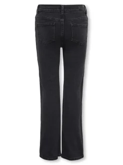 Juicy Rhinestone Wide Leg Jeans, Washed Black Rhinestones, 152 cm