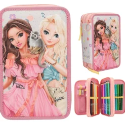 Juicy Tripple Penalhus, Lyserød/Grå