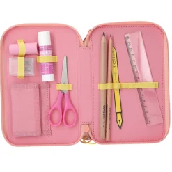 Juicy Tripple Penalhus, Lyserød/Grå