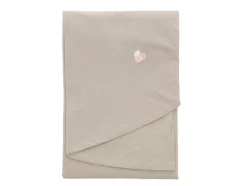 Julehjerte Dug, Rose, Ø180 cm