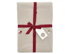 Julehjerte Dug, Rose, 140x270 cm