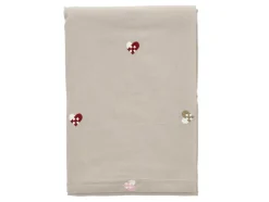 Julehjerte Dug, Rose, 140x320 cm