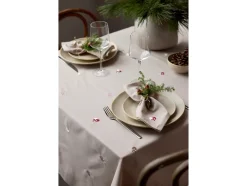 Julehjerte Dug, Rose, 140x320 cm