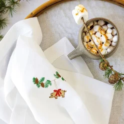 Juleserviet, Julegris, 50x50 cm