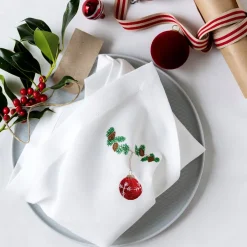 Juleserviet, Julekugle, 50x50 cm