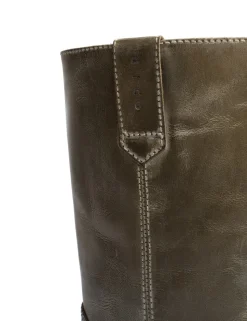 Julia Gaucho Escovado Støvler, Army Green, 39