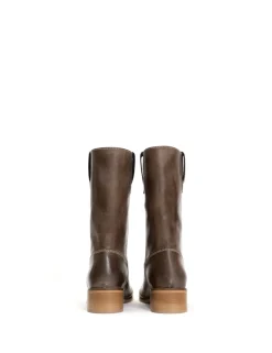 Julia Gaucho Escovado Støvler, Dark Brown, 40