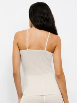 Juliana Chemise Top, Ivory, 38