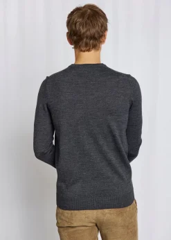 Jupiter Regular Fit Striktrøje, Grey, L
