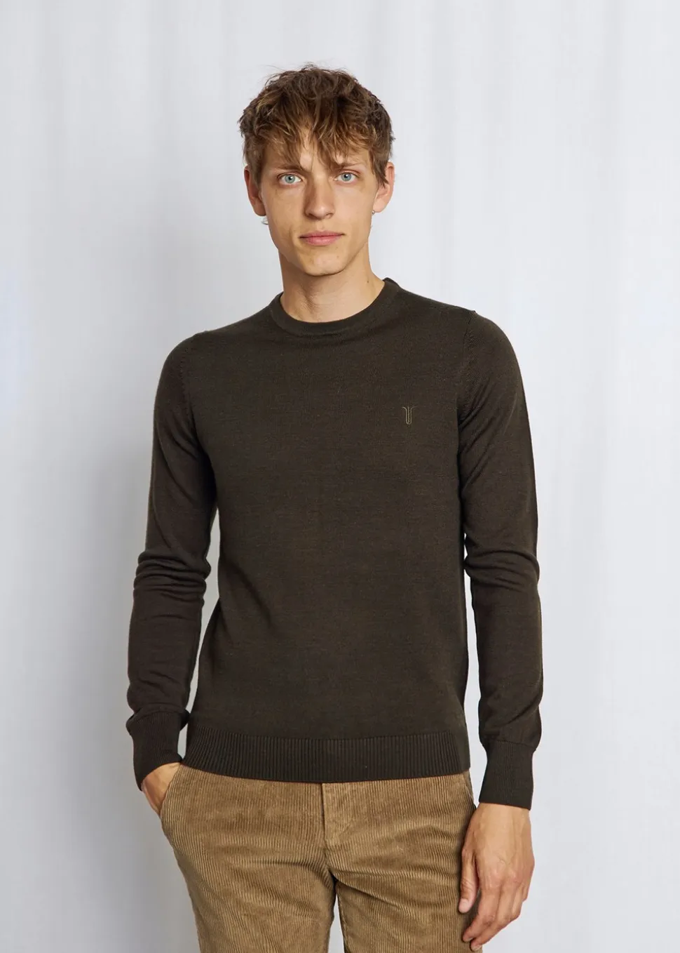 Jupiter Regular Fit Striktrøje, Green, XL