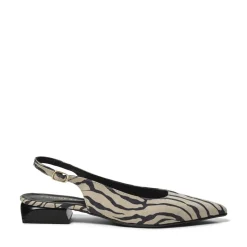 Kala Slingback Ballerinasko, Zebra Satin, 39