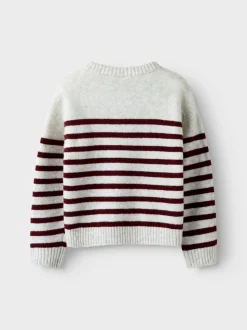 Kally Striktrøje, Light Grey Melange Andorra, 122-128 cm