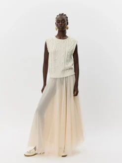 KamelaSW Vest, Off White, M