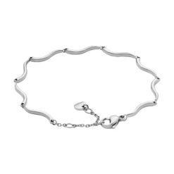 Kariana Waves Armbånd, Silver, 16+3 cm