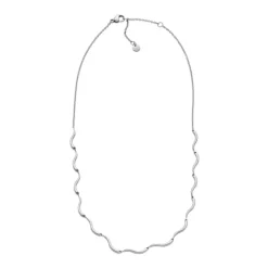 Kariana Waves Halskæde, Silver, 40,7+5,5 cm