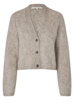 Karla Knit Cardigan, Pumice Stone, M