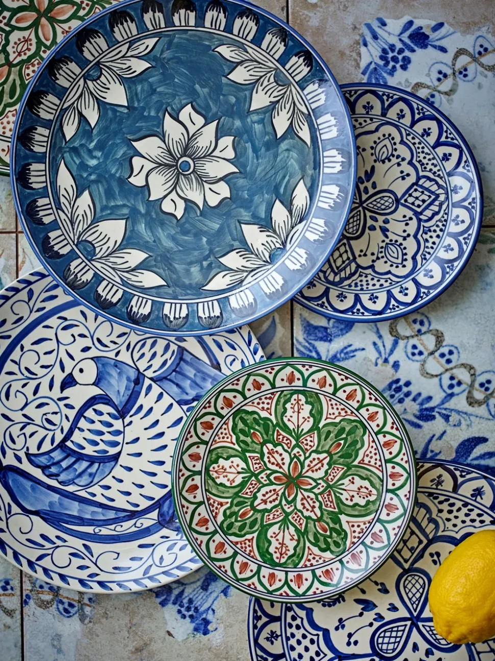 Karlie Tallerken, Green, Ø19 cm