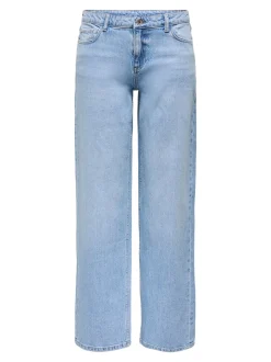 Katie Lavtaljede Jeans, Light Blue Denim, M/L32
