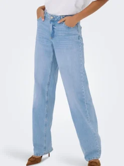 Katie Lavtaljede Jeans, Light Blue Denim, M/L32