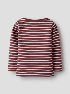 Kattie Langærmet T-shirt, Bleached Mauve Andorra, 116 cm