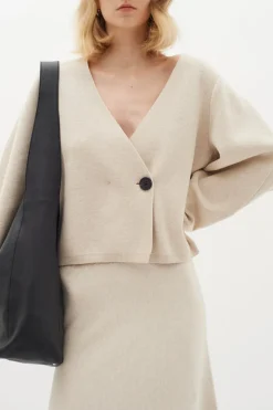 KayllaIW Cardigan, Haze Melange, L