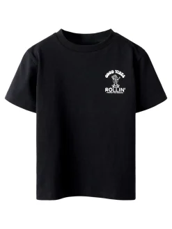 Ken T-shirt, Black, 110 cm