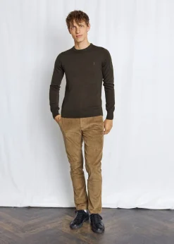 Kenn Regular Fit Chinos, Taupe, W32/L34