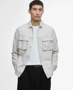 Kenneth Garment Dye Overshirt, Mist, S