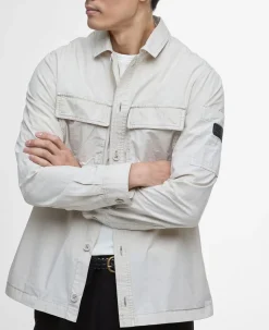 Kenneth Garment Dye Overshirt, Mist, S