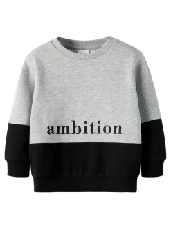 Kent Sweatshirt, Grey Melange, 104 cm