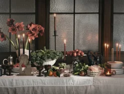 Keramisk Flettet Oval Kurv, Cashmere