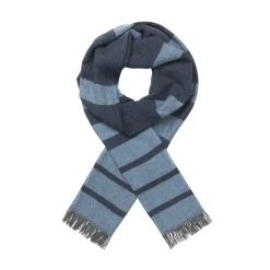 Kian 52 Recycled Wool Mix Halstørklæde, Blue