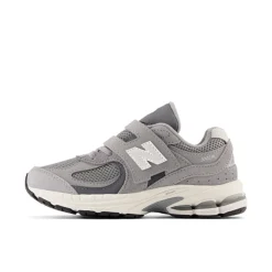 Kids' 2002 Hook & Loop Sneakers, Steel, 35