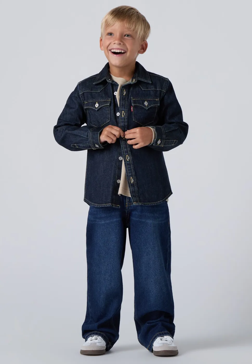 Kids 555™ Relaxed Straight Jeans, Sierra Pass, 8 år