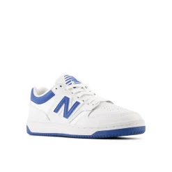 Kids' 480 Sneakers, White/Blue Agate, 40