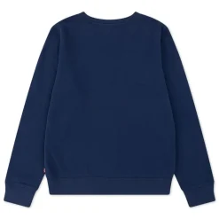 Kids Mini Logo Crewneck Sweatshirt, Dress Blues, 8 år