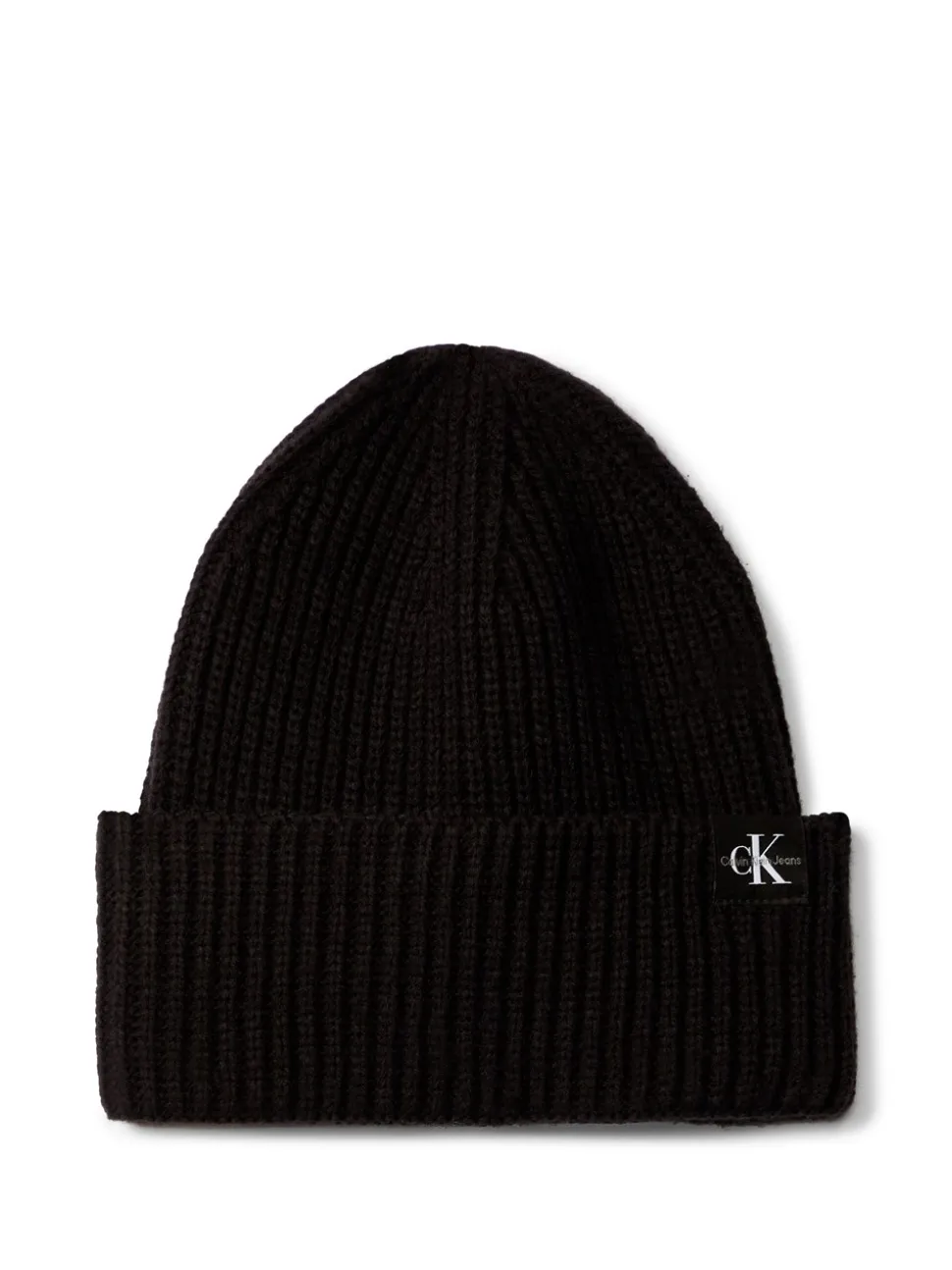 Kids' Ribbed Beanie, Ck Black, L/XL