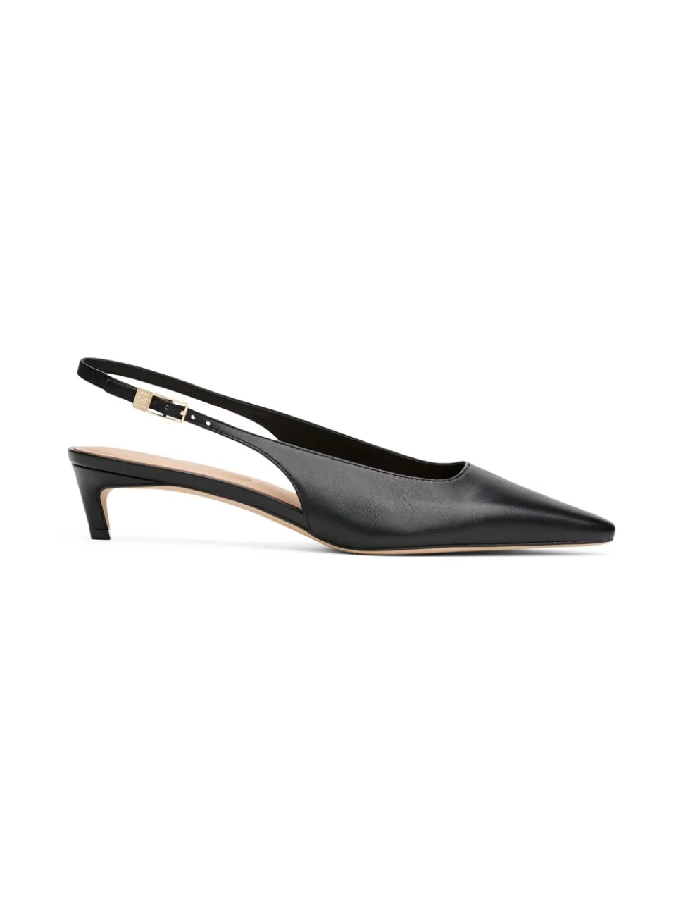 Kitten Slingback Højhælede Sko, Black, 39