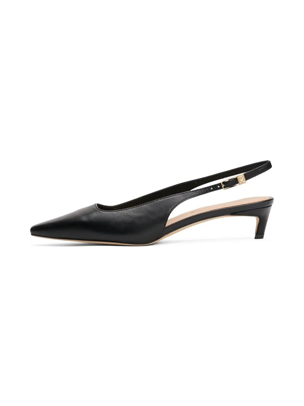 Kitten Slingback Højhælede Sko, Black, 39