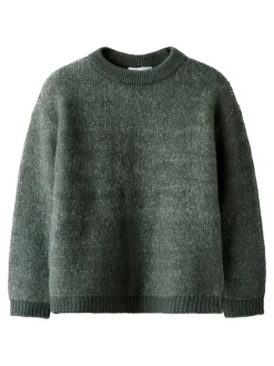 Kjertan Striktrøje, Deep Forest, 122-128 cm