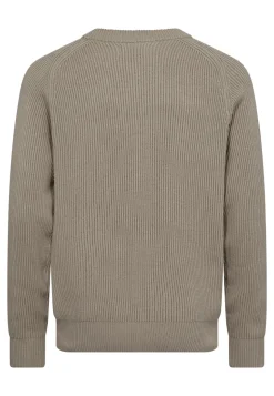 Knit Button Down Cardigan, Sand, S